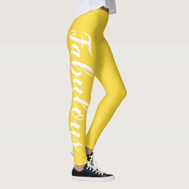 Fabulous Typography Leggings (Höger)
