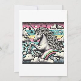 fabulous unicorn inbjudningar