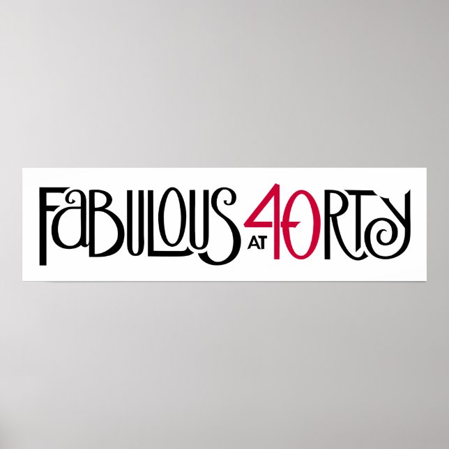 Fabulous vid 40 röda poster (Framsidan)