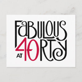 Fabulous vid 40 röda vykort