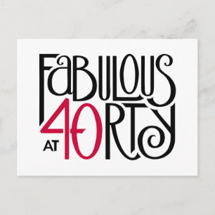 Fabulous vid 40 röda vykort