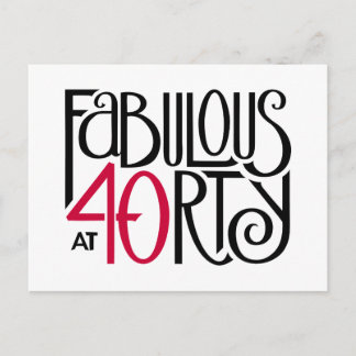 Fabulous vid 40 röda vykort