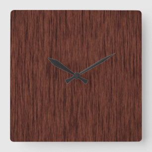 Fabulous Wood Fyrkantig Klocka