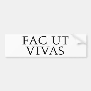 Fac Ut Vivas bildekal