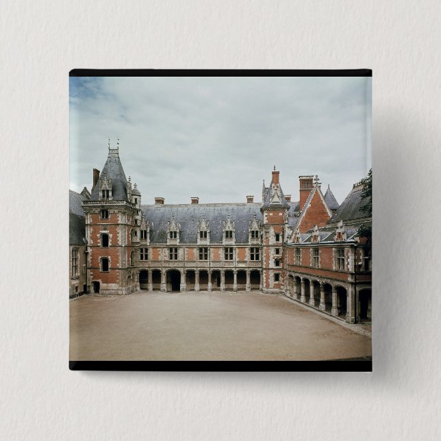 Facade av den Louis XII vingen, 1498-1503 Knapp (Framsida)