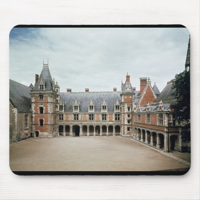 Facade av den Louis XII vingen, 1498-1503 Musmatta (Framsidan)