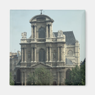 Facade av kyrkan av Sanktt-Gervais Magnet