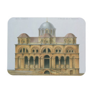 Facade av Mefa Dzamissi, kyrkan av St. Theodor Magnet