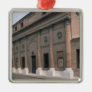 Facade av Teatroen Accademico (fotoet) Julgransprydnad Metall