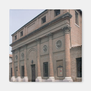 Facade av Teatroen Accademico (fotoet) Magnet