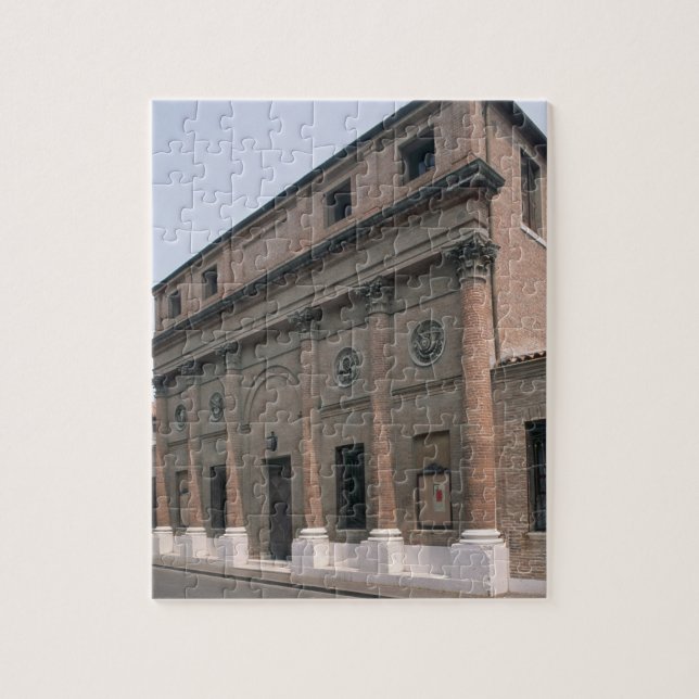 Facade av Teatroen Accademico (fotoet) Pussel (Vertikal)