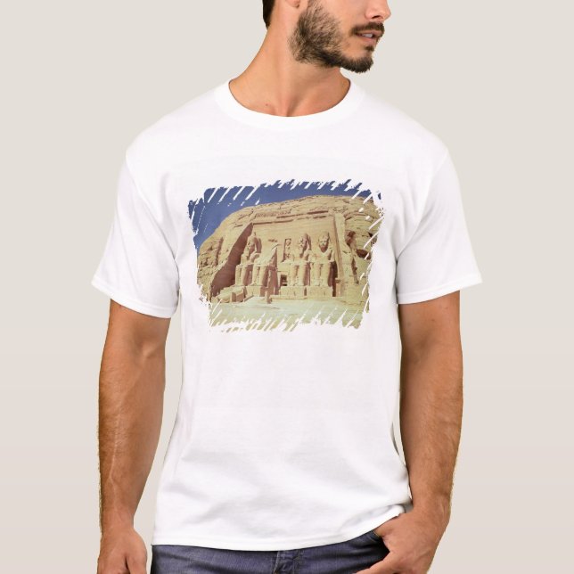 Facade av tempelet av Ramesses II Tee (Framsida)
