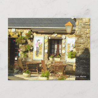 Façade crêperie BRETAGNE FRANKRIKE Vykort