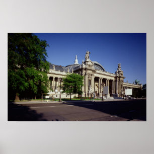 Facade of the Grand Palais Poster