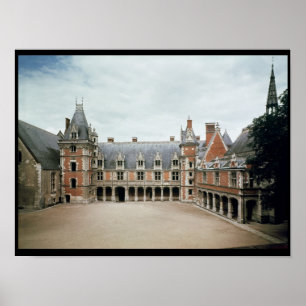 Facade of the Louis XII Vinge, 1498-1503 Poster