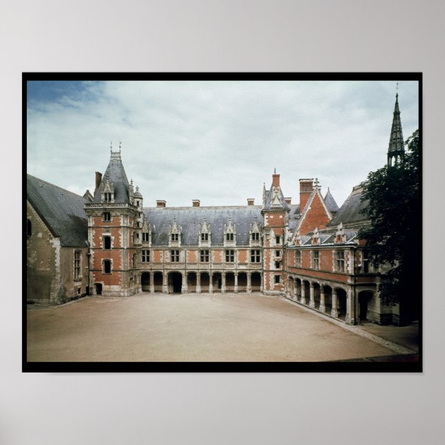 Facade of the Louis XII Vinge, 1498-1503 Poster (Framsidan)