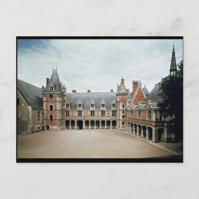 Facade of the Louis XII Vinge, 1498-1503 Vykort (Framsida)