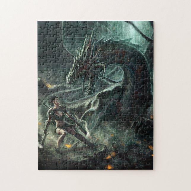 Face a Dragon Puzzle Pussel (Vertikal)