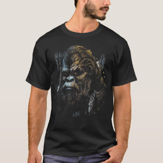 Face Bigfoo Sasquatch T Shirt