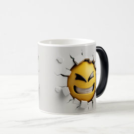 Face Emoticon Break Through Magisk Mugg