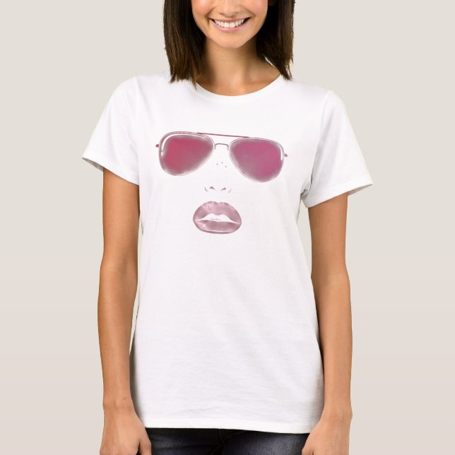 Face Frauen Baby-Doll Tee Shirt (Framsida)