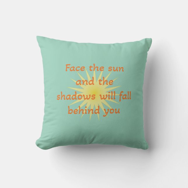 Face the sun kudde (Framsida)