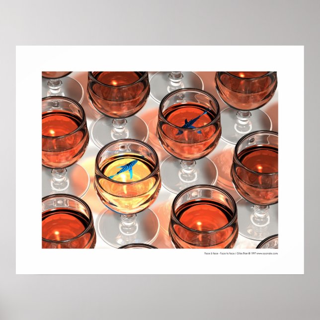 Face to face - Face à face Poster (Framsidan)