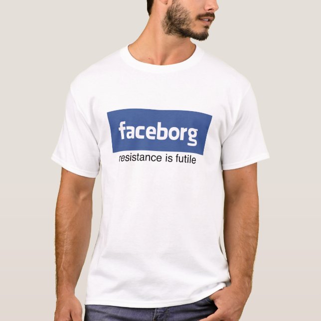 facebook borgT-tröja T-shirt (Framsida)