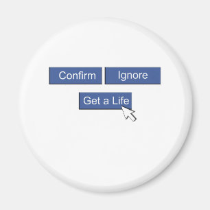 Facebook får ett liv magnet
