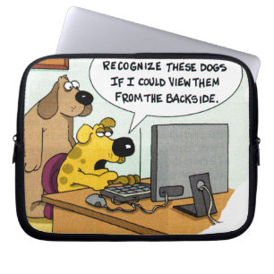 Facebook för hundar laptop sleeve