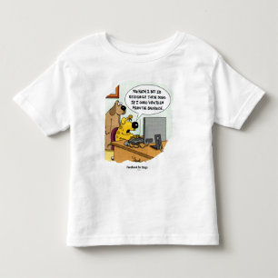 Facebook för hundar t shirt