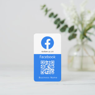 Facebook-granskning Business Review US QR-kod Visitkort