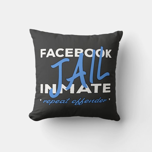 Facebook Jail Inmate Kudde (Framsida)