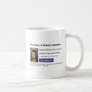 Facebook jesus kaffemugg