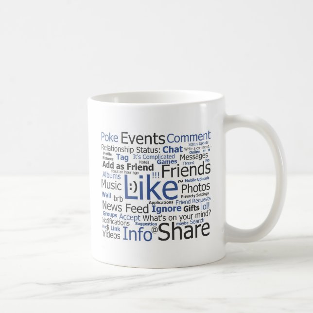 Facebook Kaffemugg (Höger)