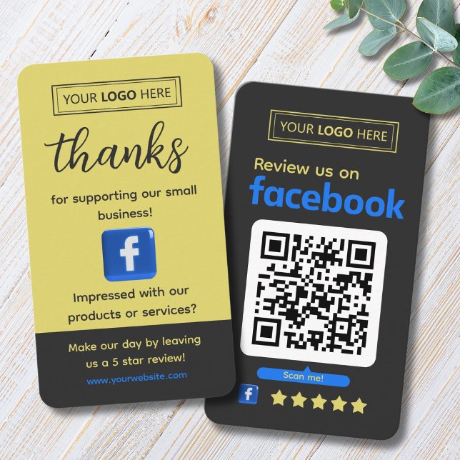 Facebook Kundfeedback Business Kolgrå Skiffer Visitkort (Facebook business signs 5 star review,
customer feedback business cards,)