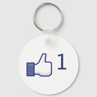 facebook like button nyckelring