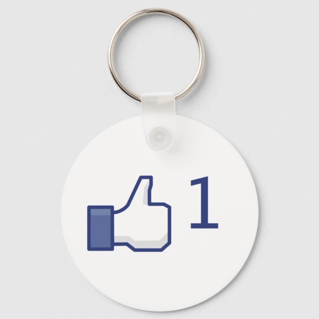 facebook like button nyckelring (Framsida)