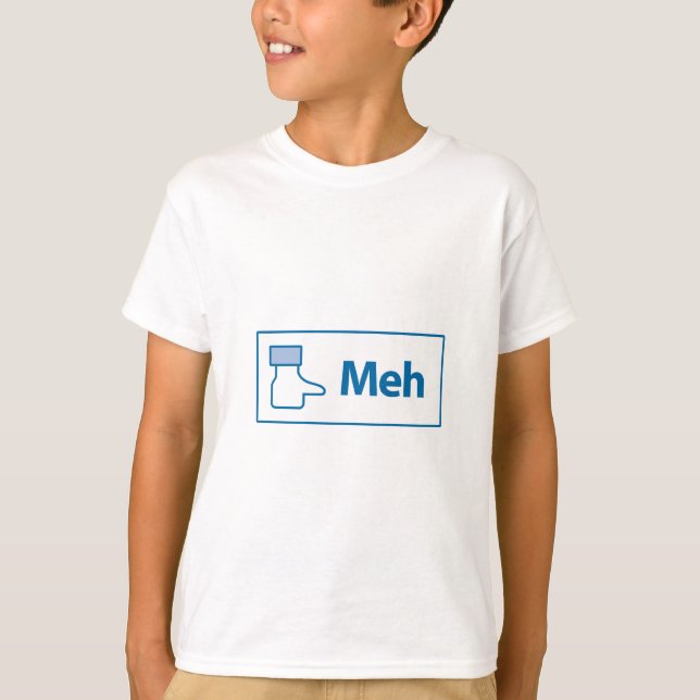 Facebook Meh Tee Shirt (Framsida)