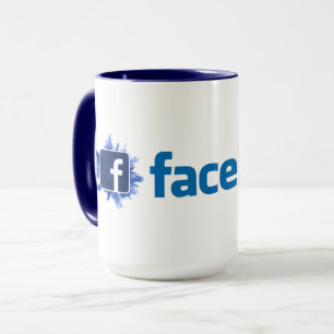 Facebook Mugg av hög kvalitet