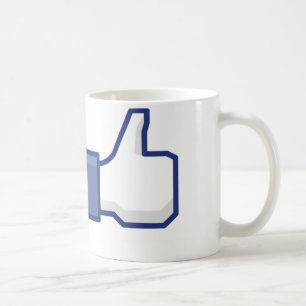 Facebook "något liknande" mugg
