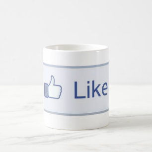 Facebook "något liknande" mugg