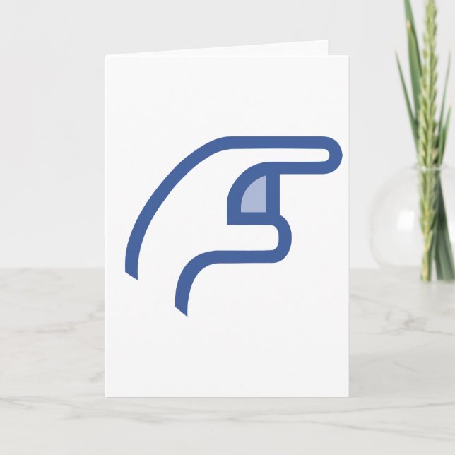 facebook POKE Kort (Framsida)