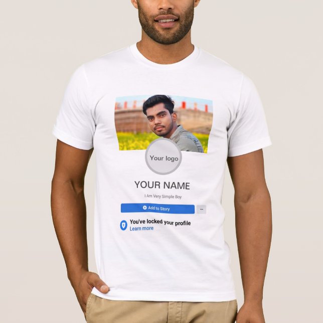Facebook-profil Manar-Shirt T Shirt (Framsida)