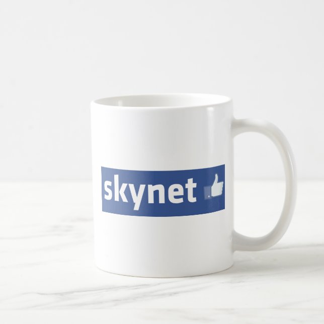 Facebook - Skynet Kaffemugg (Höger)