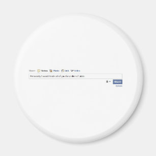 Facebook vänner och Pizza Magnet