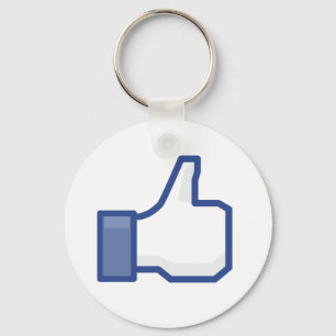 facebooktum GILLAR upp den grafiska nyckelringen Nyckelring