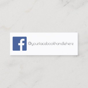 facebookvisitkort mini visitkort