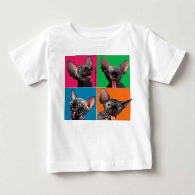 Facebuilding (Sphynx kattunge) Tee Shirt (Framsida)