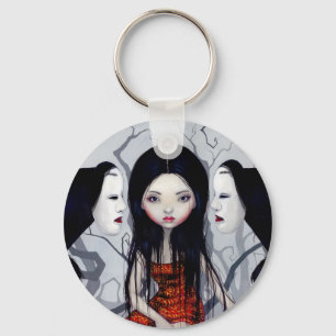 "Faceless spöken" Keychain Nyckelring